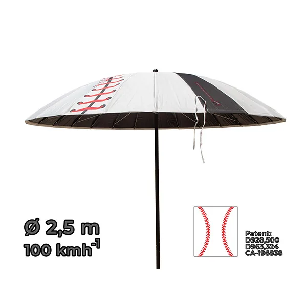 Chantier — parasol de chantier en usage